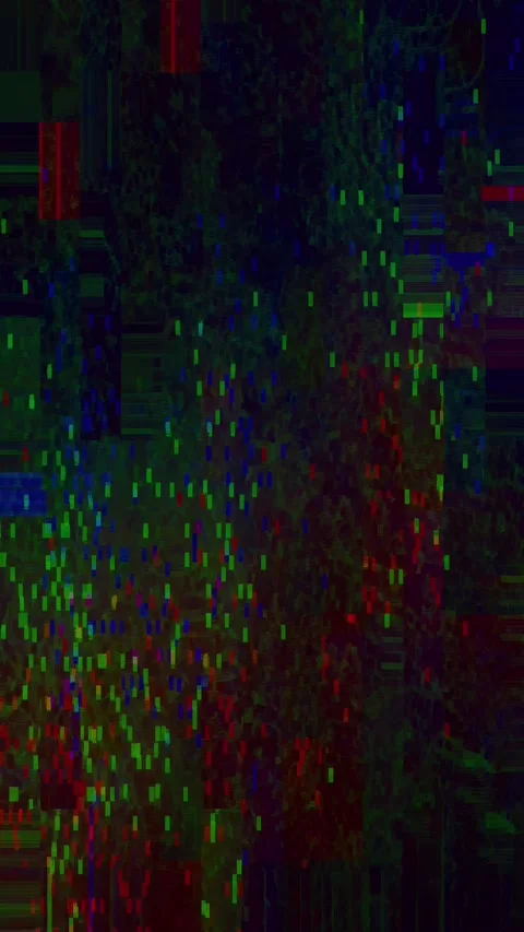 Abstract Wave Distortion Portrait Stock Footage 331079311