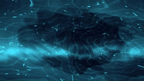 Abstract Wave Distortion Widescreen Video stock 331095181