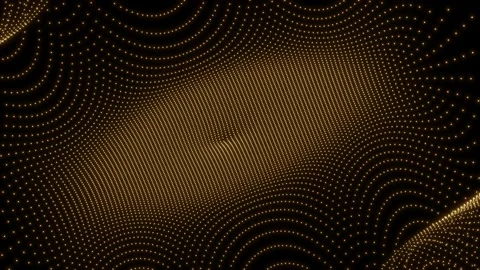 Abstract Wave Dots Technology Background Stock Footage 147661025