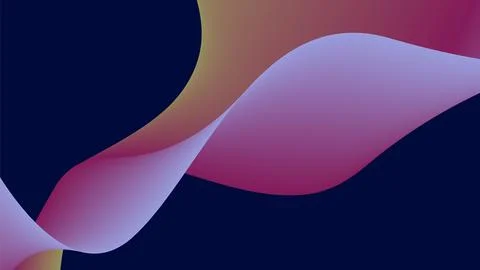 Abstract wave effect background, gradient graphics, wallpaper, liquid paint イラスト素材