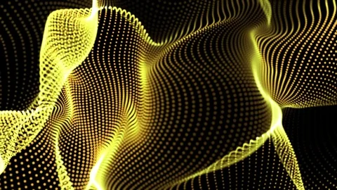 Abstract wave elegant background loop Stock Footage 75194843