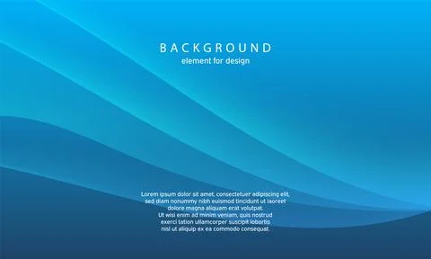 Abstract wave element for design. Blue. Digital frequency track equalizer. St Stock Illustration