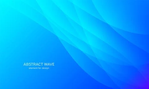 Abstract wave element for design. Blue. Digital frequency track equalizer. St Stock Illustration