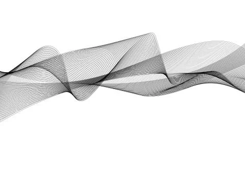 Abstract wave element for design. Digital frequency track equalizer stylized Stock Illustration