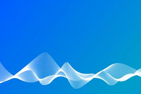 Abstract wave element for design. Digital frequency track equalizer. Stock Illustration