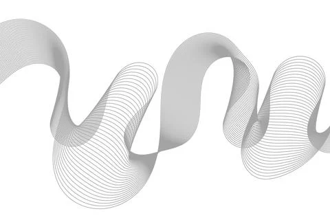 Abstract wave element for design. Digital frequency track equalizer. Stock Illustration