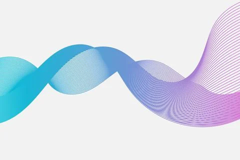 Abstract wave element for design. Digital frequency track equalizer. Stock Illustration