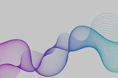 Abstract wave element for design. Digital frequency track equalizer. Stock Illustration