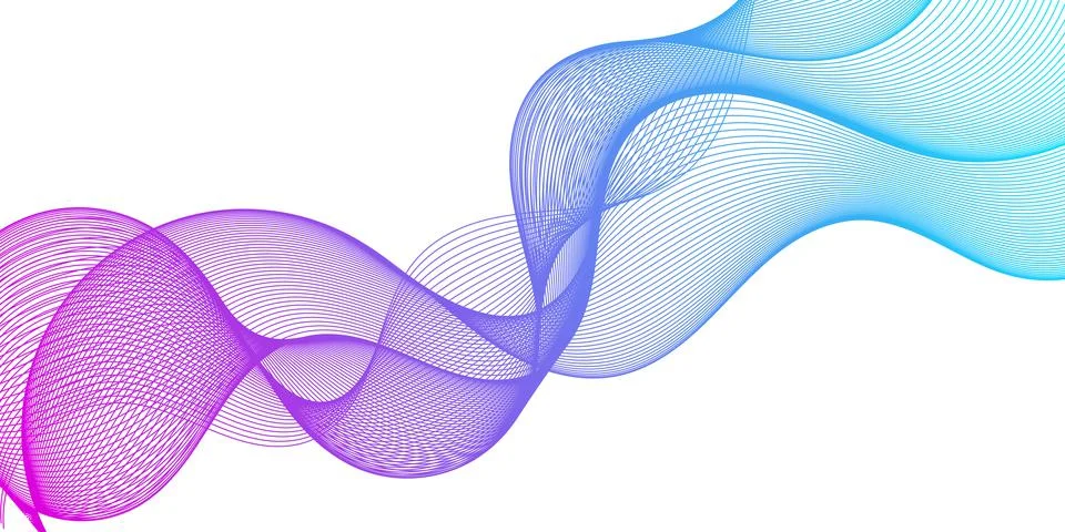 Abstract wave element for design. Digital frequency track equalizer Stock Illustration