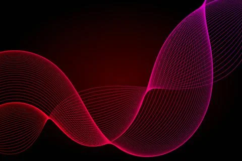 Abstract wave element for design. Digital frequency track equalizer Stock Illustration