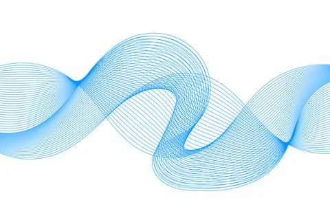 Abstract wave element for design. Digital frequency track equalizer Stock Illustration