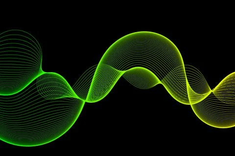 Abstract wave element for design. Digital frequency track equalizer Stock Illustration
