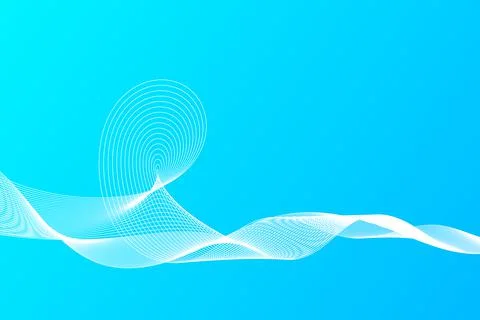 Abstract wave element for design. Digital frequency track equalizer Stock Illustration