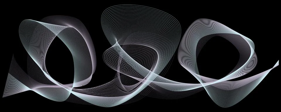 Abstract wave element for design. Digital frequency track equalizer. Stylized Illustrazione stock