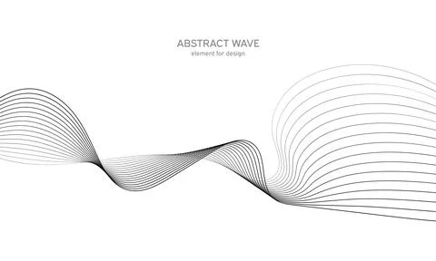 Abstract wave element for design. Digital frequency track equalizer. Stylized Illustrazione stock