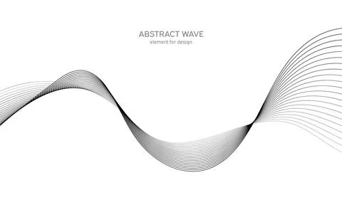 Abstract wave element for design. Digital frequency track equalizer. Stylized Illustrazione stock