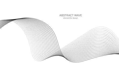 Abstract wave element for design. Digital frequency track equalizer. Stylized Stock Illustration