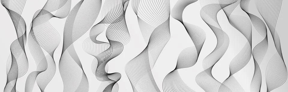 Abstract wave element for design. Digital frequency track equalizer. Stylized Stock Illustration