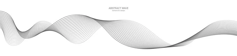 Abstract wave element for design. Digital frequency track equalizer. Stylized Stock Illustration