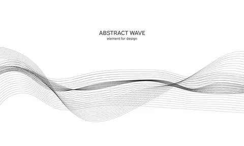 Abstract wave element for design. Digital frequency track equalizer. Stylized Stock Illustration