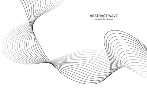 Abstract wave element for design. Digital frequency track equalizer. Stylized Illustration