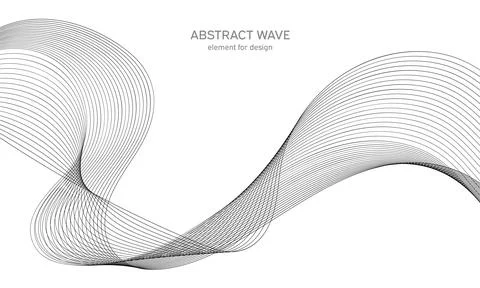 Abstract wave element for design. Digital frequency track equalizer. Stylized Stock-Illustration