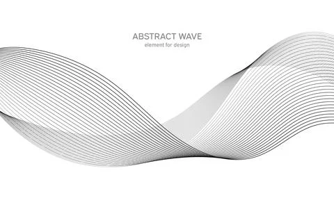 Abstract wave element for design. Digital frequency track equalizer. Stylized Illustration