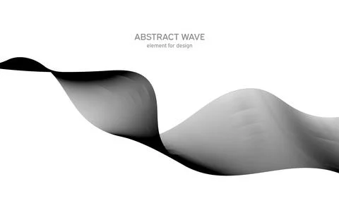 Abstract wave element for design. Digital frequency track equalizer. Stylized Stock-Illustration