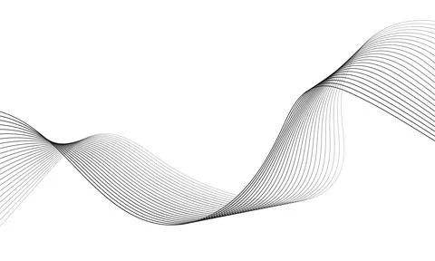 Abstract wave element for design. Digital frequency track equalizer. Stylized Illustrazione stock