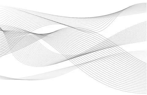 Abstract wave element for design. Digital frequency track equalizer. Stylized Stock Illustration