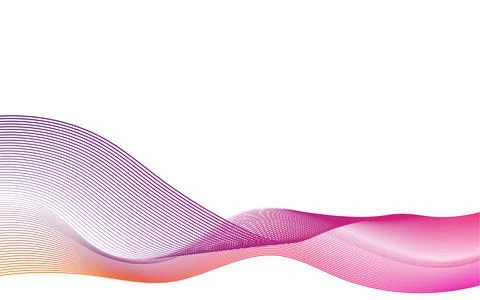 Abstract wave element for design. Digital frequency track equalizer. Stylized Stock Illustration