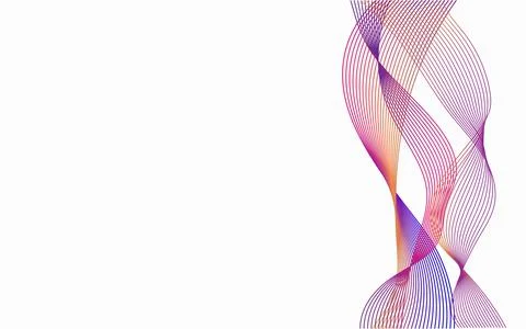 Abstract wave element for design. Digital frequency track equalizer. Stylized Stock Illustration