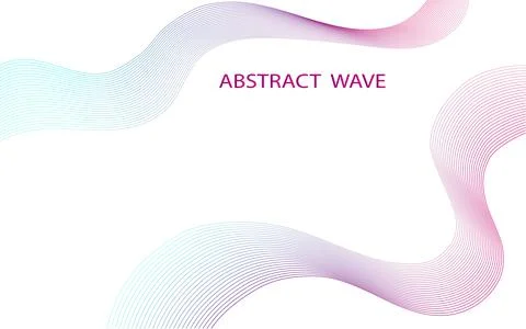 Abstract wave element for design. Digital frequency track equalizer. Stylized Stock Illustration