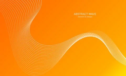 Abstract wave element for design. Digital frequency track equalizer. Stylized Stock Illustration