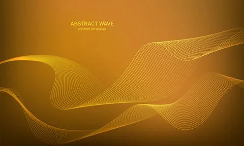 Abstract wave element for design. Digital frequency track equalizer. Stylized Stock Illustration