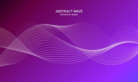 Abstract wave element for design. Digital frequency track equalizer. Stylized Illustration