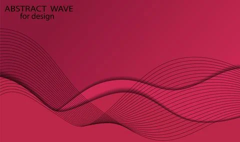 Abstract wave element for design. Digital frequency track equalizer. Stylized Stock Illustration