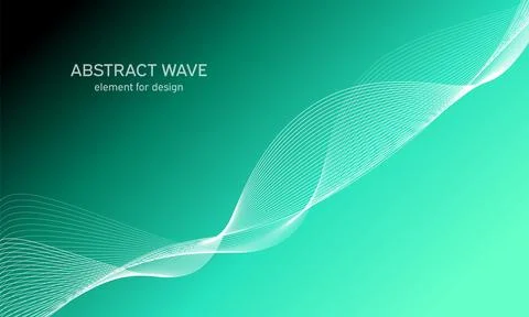 Abstract wave element for design. Digital frequency track equalizer. Stylized Illustrazione stock