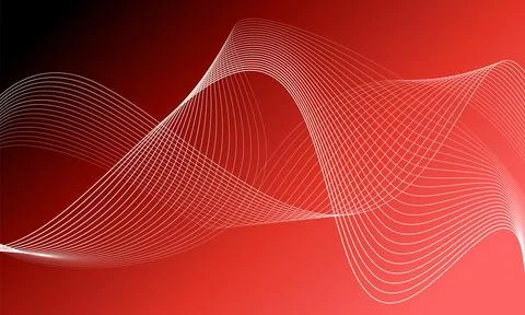 Abstract wave element for design. Digital frequency track equalizer. Stylized Stock Illustration