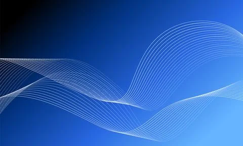 Abstract wave element for design. Digital frequency track equalizer. Stylized Stock Illustration