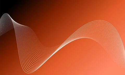 Abstract wave element for design. Digital frequency track equalizer. Stylized Stock Illustration