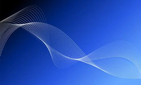 Abstract wave element for design. Digital frequency track equalizer. Styliz.. Stock Illustration
