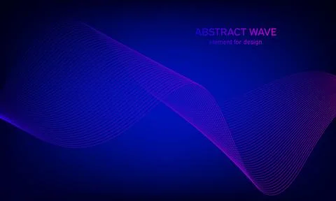 Abstract wave element for design. Digital frequency track equalizer. Styliz.. Stock Illustration