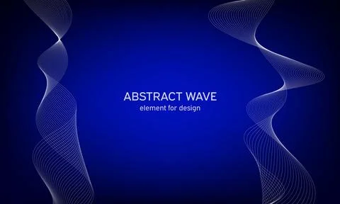 Abstract wave element for design. Digital frequency track equalizer. Styliz.. Stock Illustration