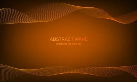 Abstract wave element for design. Digital frequency track equalizer. Styliz.. Stock Illustration