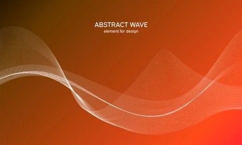 Abstract wave element for design. Digital frequency track equalizer. Stylized Illustrazione stock