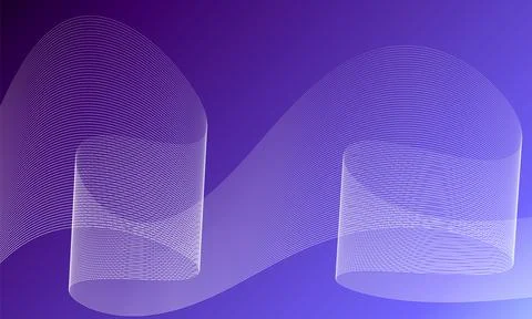 Abstract wave element for design. Digital frequency track equalizer. Stylized Stock Illustration