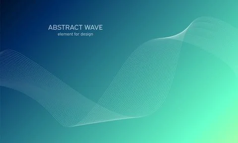 Abstract wave element for design. Digital frequency track equalizer. Styliz.. Stock Illustration