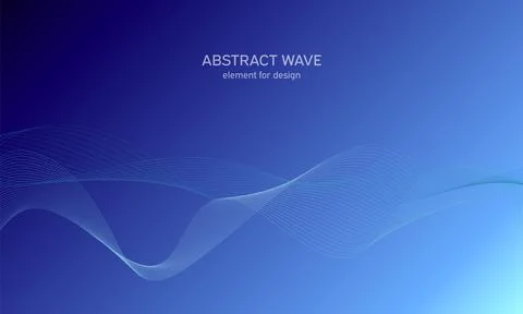 Abstract wave element for design. Digital frequency track equalizer. Stylized Stock Illustration