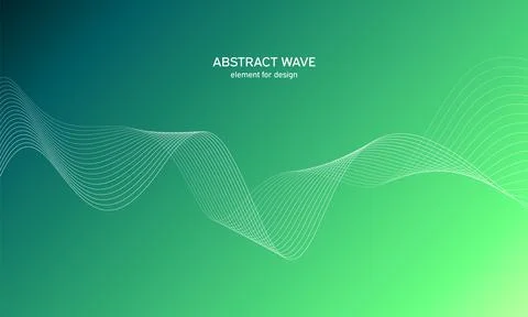 Abstract wave element for design. Digital frequency track equalizer. Stylized Stock Illustration